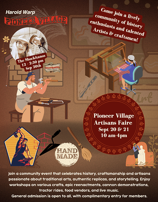 Artisan Faire -Sept 20-21, 2025